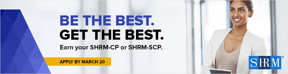 SHRM Certification Ad